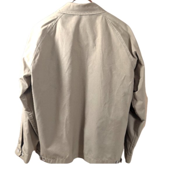 Men's Vintage London Fog Khaki Jacket with Removable Faux Fur Lining, Full Zip - Picture 2 of 14